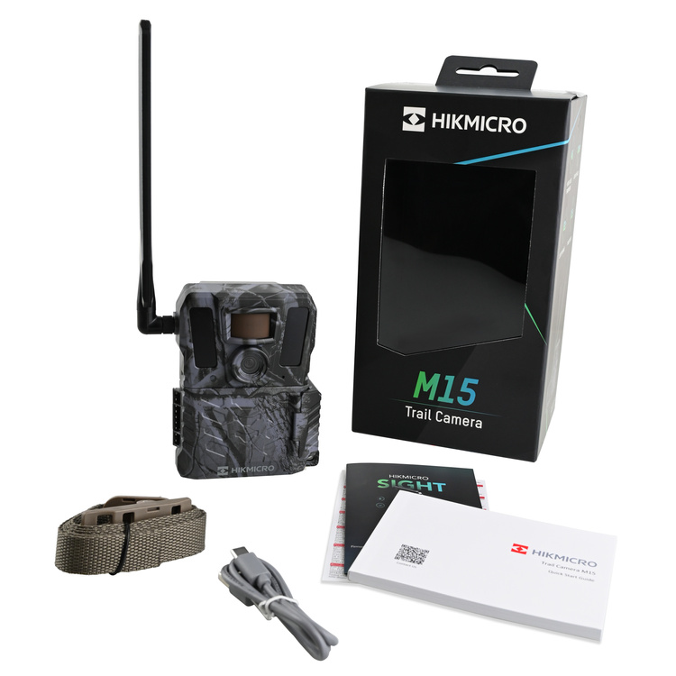 Fotopułapka HIKMICRO M15 GSM 4G LTE – Kamera Leśna z Aplikacją HIKMICRO Sight (Chmura, Full HD, IR 940nm)