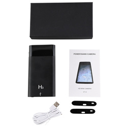 Mini ukryta kamera w powerbank H3 tryb nocny Full HD
