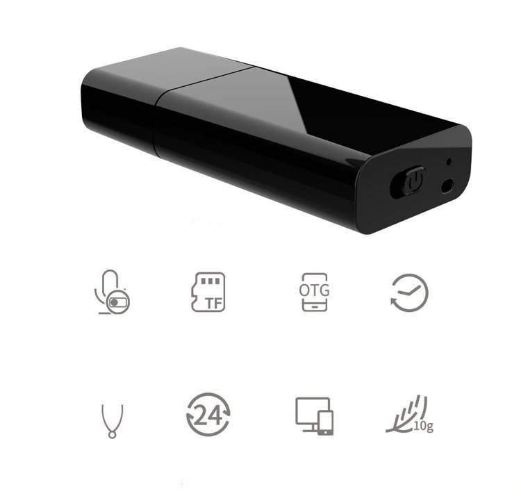 Powystawowy Podsłuch pendrive 64gb UR-01 24h nagrywania 192kbps