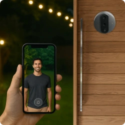 Wizjer elektroniczny judasz z czujnikiem ruchu JDS1 tryb nocny