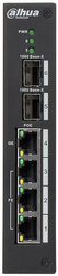 Switch przemysłowy POE PFS3206-4P-96 4-portowy + 2 x SFP Dahua