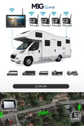 Profesjonalna Kamera cofania MBG line SNR-CX77+ 4x607T1 + 64GB