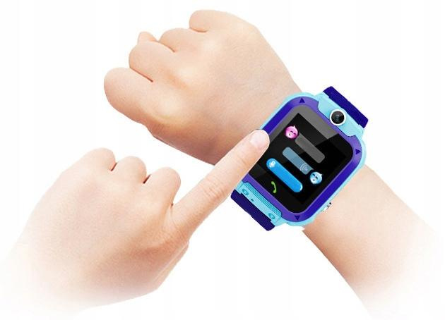 Smartwatch dla Dzieci Q12 GPS Kamera IP68 Niebieski Aplikacja SeTracker