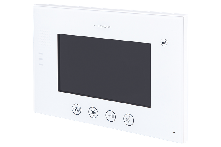 Zestaw Vidos Skrzynka na listy z wideodomofonem S551-SKM + Monitor M670W biały