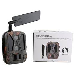 Fotopułapka z podglądem na żywo 4K 4G LTE Aplikacja HC-950Pro AKU 