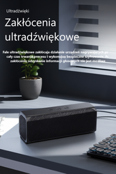 Zagłuszacz podsłuchów nagrywania MKF16 szumidło dźwięku