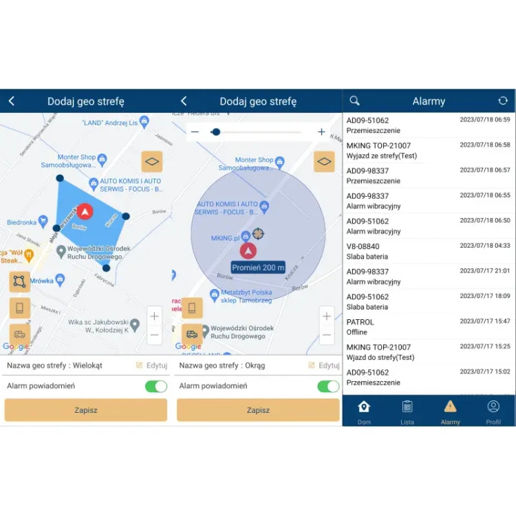Lokalizator GPS  2G+4G śledzenie pojazdu łodzi MK3