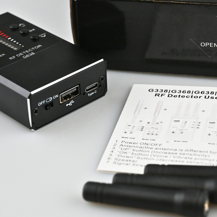 Nowoczesny Wykrywacz Podsłuchów, Kamer i Lokalizatorów MK638 – Inteligentna Ochrona Twojej Prywatności