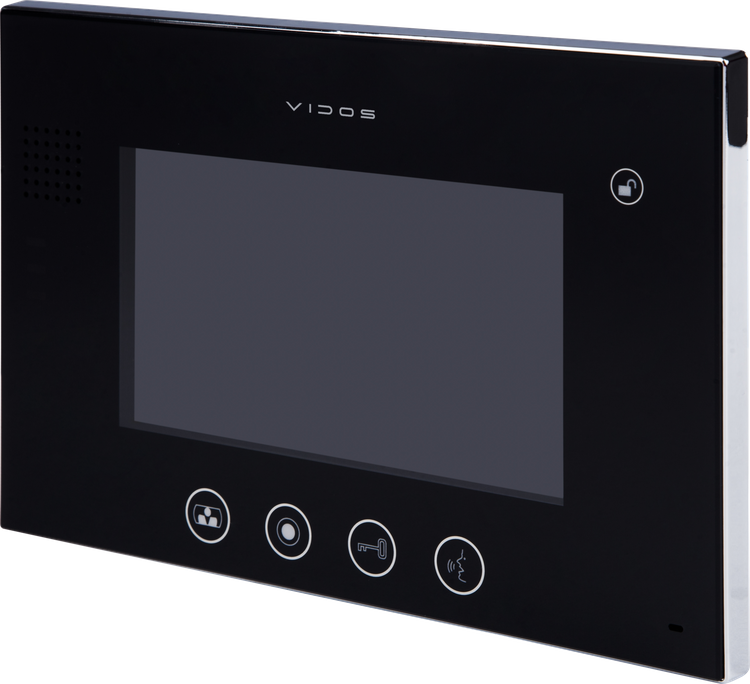 Zestaw Vidos Skrzynka na listy z wideodomofonem S551-SKM + Monitor M670B czarny