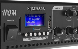 WZMACNIACZ do głośników PA HQM 2650B 650W + PILOT 