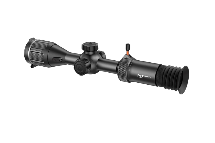 Urządzenie RIX LEAP L3 V2 - render urządzenia z widokiem od tyłu, przyciski oraz wizjer