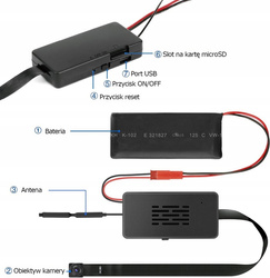 Mini kamera z podglądem na żywo C10 Tuya WiFi aplikacja