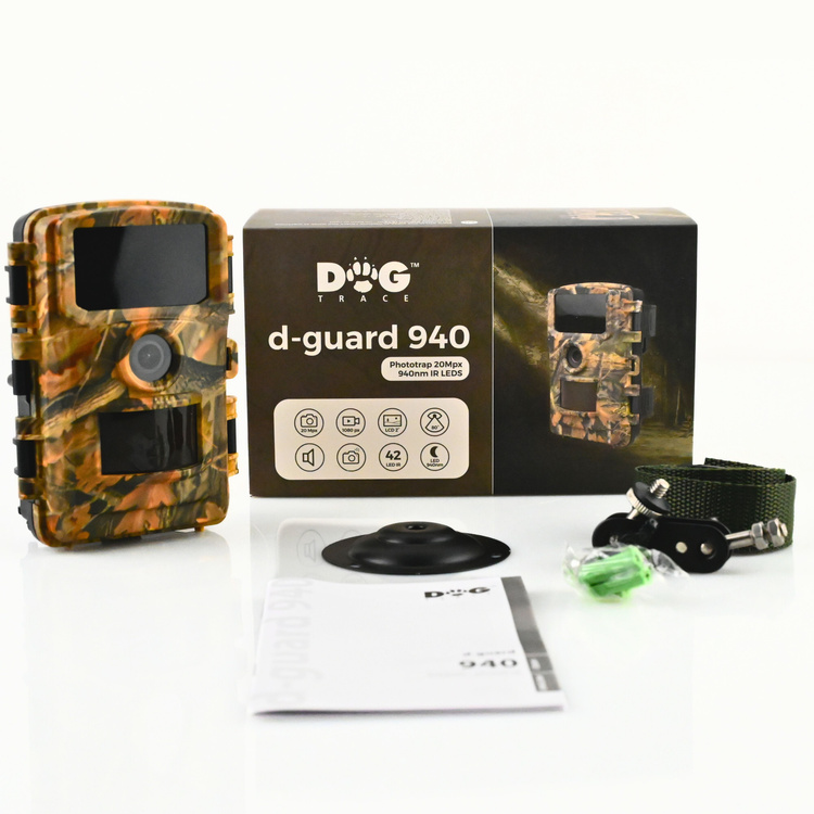 Fotopułapka DOGTRACE D-Guard 940 do monitoringu zwierząt i posesji