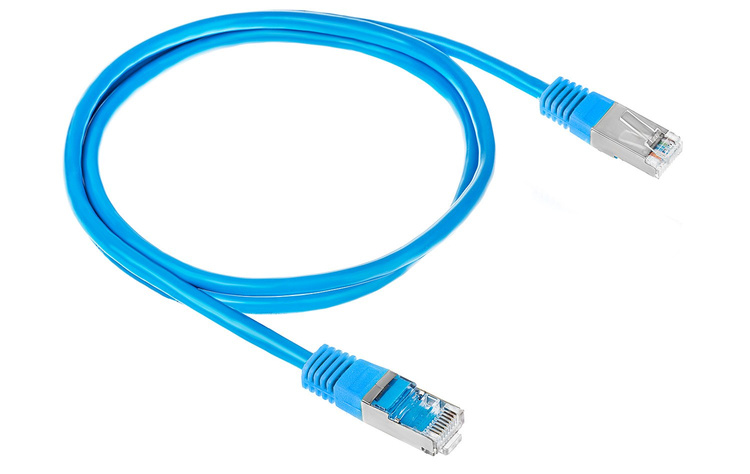 Patchcord FTP - kat.6 - 1m - Niebieski