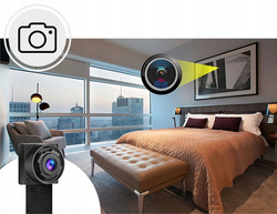 Mini kamera szpiegowska do ukrycia S80 Full HD pilot długi czas pracy