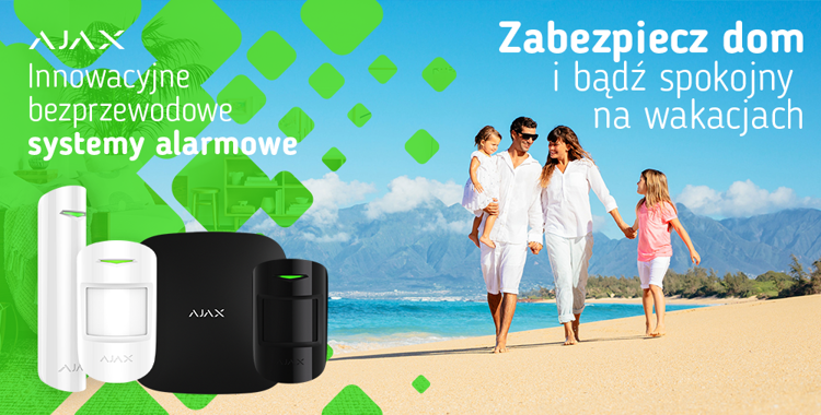 Bezprzewodowy zestaw alarmowy do domu garażu biura StarterKit Cam Plus Czarny