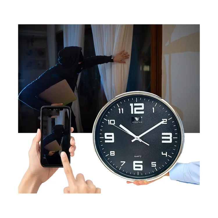 Mini Kamera WIFI ukryta w Zegar na Ścianę MK204