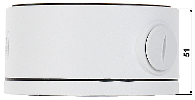 Uchwyt dystansowy do kamery APTI BD-310 – aluminium, ukryte okablowanie Ø101mm