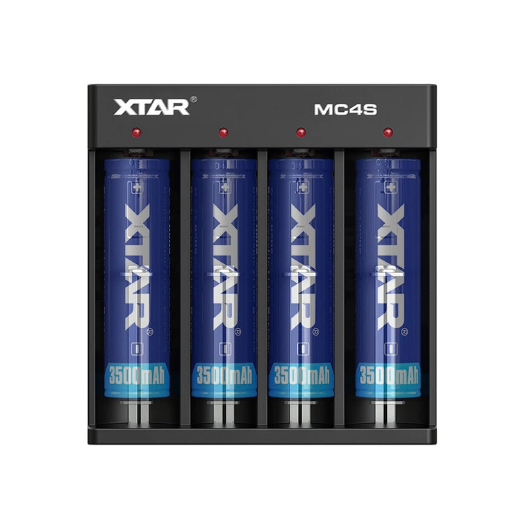 akumulator ładowanie ładowarka mc4s 18650