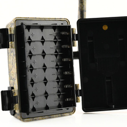 Zestaw Fotopułapka GSM Kamera Leśna TOPHUNT H6 Tree grain Panel Solarny 6xAkumulator 18650 Karta SD 32 GB Karta SIM Orange