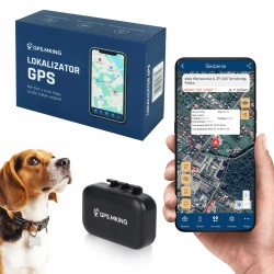 Lokalizator GPS MK059 4G LTE dla Psa i Kota Wodoodporny IP67 Dźwięk + LED