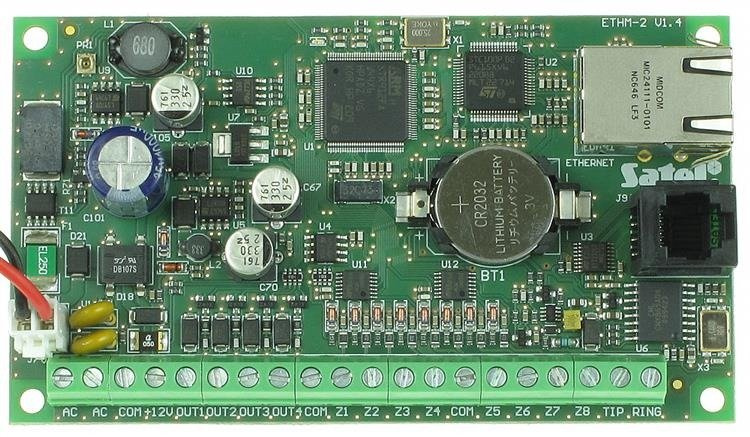 Moduł komunikacyjny Ethernet ETHM-2 Satel