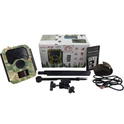 Zestaw KameraFotopułapka Predator Eye i001AES szyfrowanie zdjęć Full-HD 4G LTE GSM 30MPX + 8XAA + SD 32GB + Karta SIM