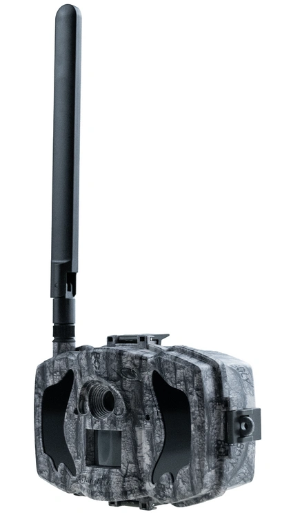 Kamera leśna MG984G z anteną GSM — widok z przodu