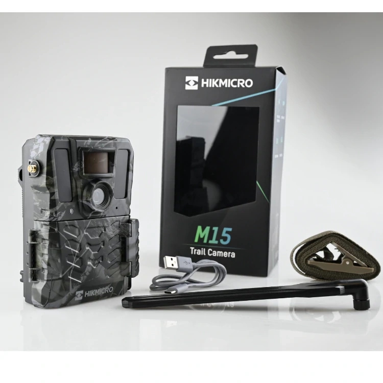 Zestaw Fotopułapka Hikmicro M15 LTE + 12xAA + Karta SD + Zapachowy wabik na dziki