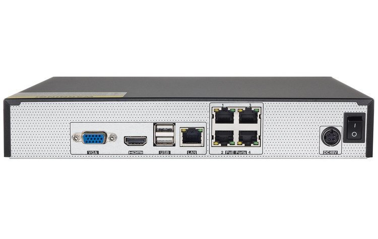 Rejestrator sieciowy PX-NVR0451H-E-P4 4 kanały Ipox