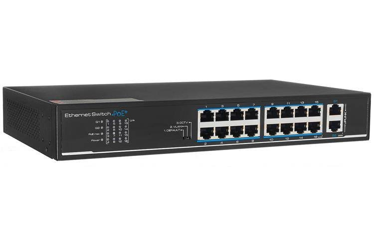 Switch PoE 16-port + 2 RJ45 (PX-SW16-TP135-U2G)
