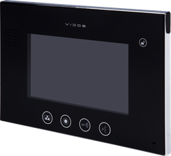 Zestaw Vidos Skrzynka na listy z wideodomofonem S551-SKM + Monitor M670B czarny
