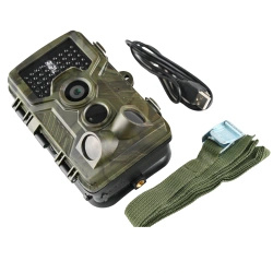 Zestaw Fotopułapka TOPHUNT HC800A + Karta SD 32 GB + 8xAA