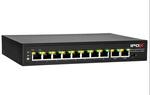 PX-S10-P8-U2-TP100HI - switch PoE 8-port + 2 RJ45