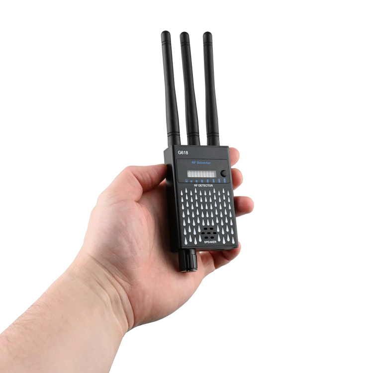 Wykrywacz podsłuchów, kamer i lokalizatorów GPS – MK618 do skanowania pomieszczeń 