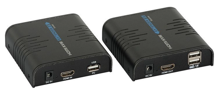 Extender HDMI na IP z przedłużaczem USB