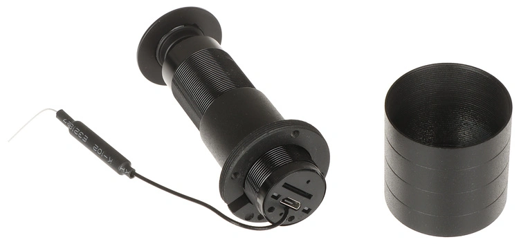 kamera w wizjerze montaż i wejście usb