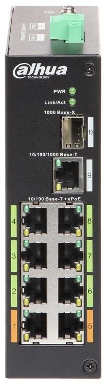 Switch przemysłowy POE/EPOE LR2110-8ET-120 10-portowy +SFP Dahua