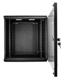 Szafa Rack 19'' 12U 450mm wisząca W6412