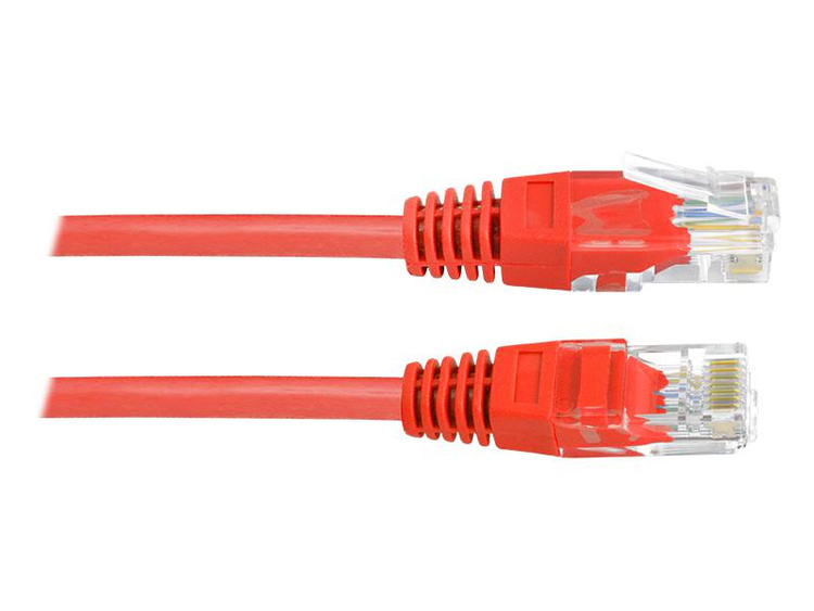 Patchcord kabel sieciowy 8P8C, 5M, czerwony LX8357