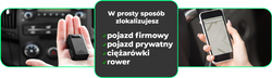 ZESTAW Kamera w lusterku wstecznym 2K HS900PRO SONY +  Lokalizator GPS 4G MK30B