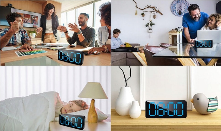 Mini kamera szpiegowska ukryta w zegar budzik WiFi podgląd na żywo