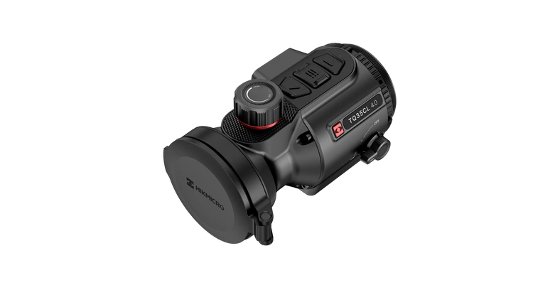 Nasadka termowizyjna HIKMICRO THUNDER 4.0 TQ35CL z boku na białym tle