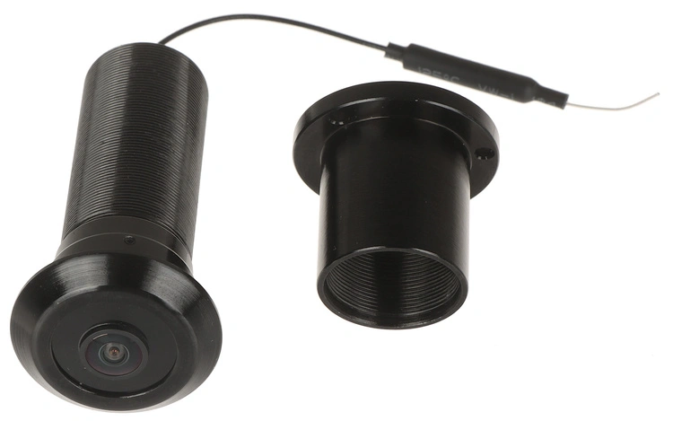 Ekran smartfona z podglądem na żywo z kamery wizjera w aplikacji Tuya Smart