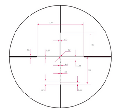 Luneta celownicza Noxar Magnar 1,5-9x42 WA