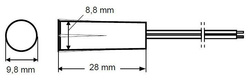 Kontaktron cylindryczny K-2-2E Satel