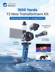 Kamera Termowizyjna ThermalMaster T2 Max – Zasięg 1500 m | Termowizja do Polowań, Ratownictwa i Obserwacji