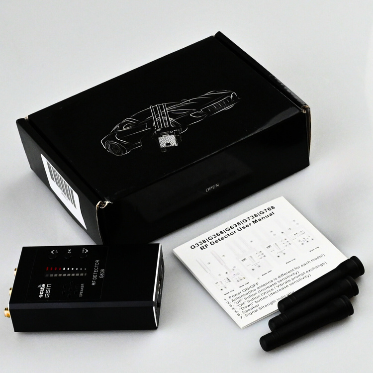 Nowoczesny Wykrywacz Podsłuchów, Kamer i Lokalizatorów MK638 – Inteligentna Ochrona Twojej Prywatności