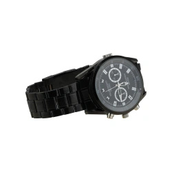 Mini kamera w zegarku dyktafon szpiegowski 32GB na rękę tryb nocny