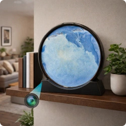 Ukryta kamera WiFi w obrazie z piaskiem WFSH61  – monitoring 1080p do domu